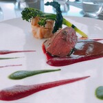 レストラン シンフォニー - 岩手県産"大槌鹿"のロティ　アップ