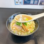 麺処まるは RISE - SNS限定"裏"「和風牡蠣味噌白湯」＠1,300円（税込）