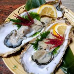 閑祥庵 禅紫 - 岩手産巨大生牡蠣