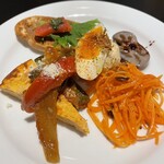 cuore ricco - シェフおまかせの前菜盛合わせ