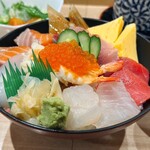すし亭 - 海鮮ちらしセット