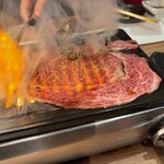 焼肉ダイニング MEGUMI - からの〜ファイア