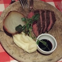 ビストロガブリ 大門店 - ローストビーフ、ソースはバルサミコ