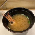 鮨処 凜 - 甘海老赤出し