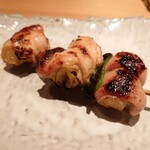 やきとり鶏慶 - ねぎ巻き