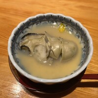 鮨 西むら - 牡蠣の茶碗蒸し