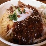 らーめん ひより -  肉味噌和え麺720円(260g)