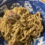 煮干しのビリー - 混ぜて食べ、煮干し酢をかけて食べ…