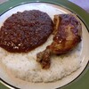 北18条 クロック+G - 骨付きチキンカレー ルーかけた