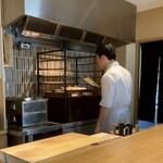 日本料理FUJI - 赤座海老　調理中