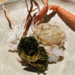 日本料理FUJI - 赤座海老の炙り ブロッコリーの素揚げ