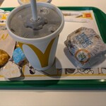 マクドナルド - マックグリドルソーセージのモーニングセットをいただくことに。美味しかったです。