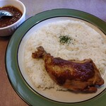 北18条 クロック+G - 骨付きチキンカレー(1350円)