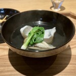 日本料理FUJI - エボダイと馬鈴薯饅頭のお椀