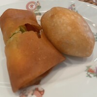 中國菜 奈良町 枸杞 - 春巻きと咸水角（ハムスイコー）