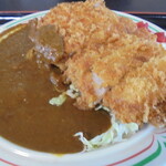 お食事処 湯の丸 - ボリュームあるカツカレー