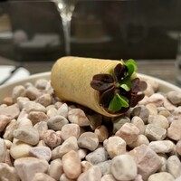CIRPAS - 馬肉のタルタルとアボカドクリームのコルネ型パイ生地包み