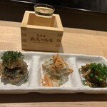 最魚の晩餐～寿司と牡蠣と日本酒の裏切り～ - 