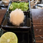 江戸堀 木田 讃岐うどん - うどんの薬味の皆さん