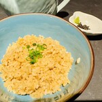 鉄板焼 漆 - 八品目『ガーリックライス』