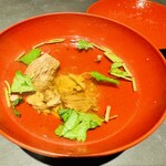 鉄板焼 漆 - 『箸休めのお吸い物』