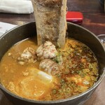 和韓料理 プルコギ専門店 じゅろく - 和牛モアルと白子のスンドゥブ◎ とても美味しい◎