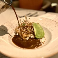 FONDA MEXICANA New York 銀座店 - トルティーヤスープ‥ほんのりピリ辛。濃厚なスープはソース感覚でもありました。