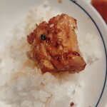 焼肉 さんすい苑 - 上ミノ　オン・ザ・ライス♡