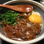 一滴八銭屋 - ［２回目］満月カリーうどん(690円)＋半玉追加(100円)