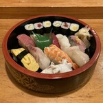 鮨・大山 - にぎり寿司 1.5人前（1,600円）