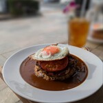 277439861 - ロコモコ♪トマトのトッピング♡