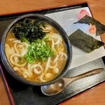 まるみや商店 - ホッキカレーうどん おにぎりセット
