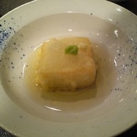 ぎんざ 一二岐 - 揚げたゴマ豆腐です！トロッとろ☆