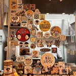 手打ちうどん 上を向いて - ステッカーいっぱい