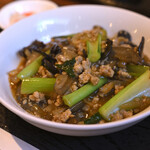 中国菜 膳楽房 - 【本日の日替わりランチ@税込1,100円】鶏挽肉とゴボウのピリ辛炒め