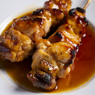 「のんき」こだわりの焼き鳥。