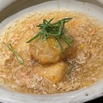 博多ほてい屋 - 里芋の唐揚げカニ庵かけ