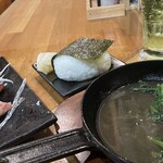 焼きもの家 慶 - 〆のおにぎりは明太子入りなわ君250円^_^