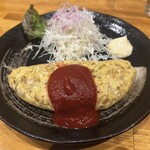 まさみ食堂 - バターで焼かれたプレーンオムレツが出てくると思いきや、手間をかけた「オムレツ」でした！