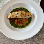 KITCHEN ぬまた - 【参考】白身魚のポワレ（上から）