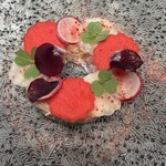 277466024 - ズワイガニと根菜ピクルス　リース仕立て