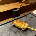 やきとり松里 - 皮付きせせり