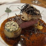 渡辺料理店 - 国産牛フィレ肉とフォワグラのポワレ　ロッシーニ