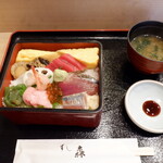 すし森 - ランチ ちらし