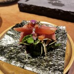 やきとり松里 - 鶏ハム、マイクロリーフ