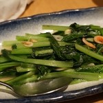 素材屋 -  青菜炒め。後輩君の大好物！