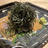 対馬のどぐろとイカ活き造り 博多 魚蔵 都ホテル店 - 