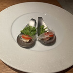 北新地 肉料理 名門 - カブの前菜、美味しかった(๑˃̵ᴗ˂̵)