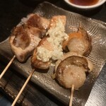 魚串と手羽先の大衆居酒屋 和傘 - 魚串（うおくし）　旬の3種盛り」