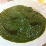 カレー専門店cafe New Delhi - パラクパニール（自家製チーズ入りほうれん草カレー）